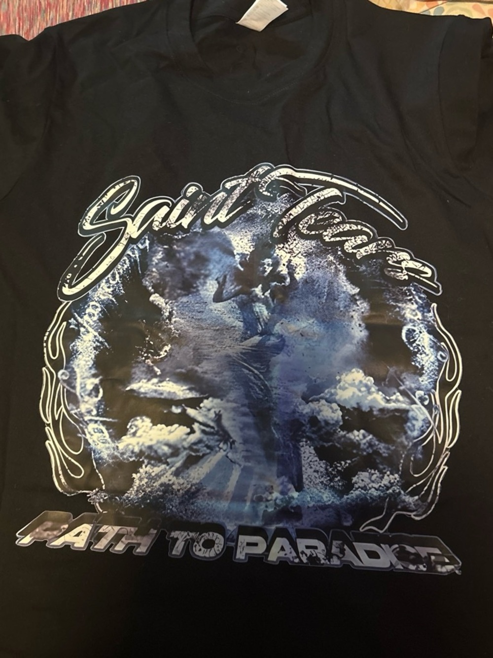 Saint Vitus "Path to Paradise" Graphic Tee - Black & Blue